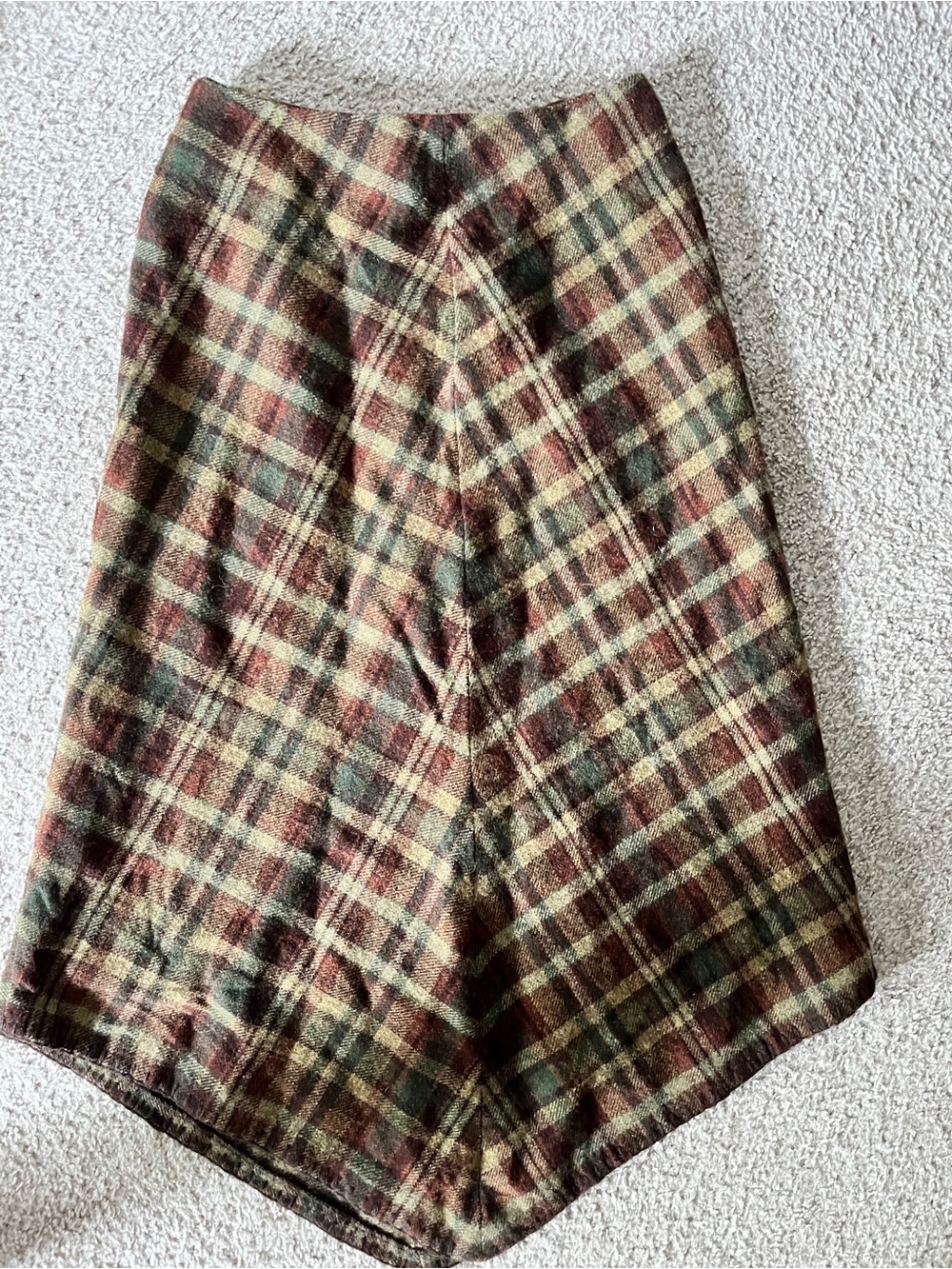 Vintage Ralph Lauren Wool A Frame Skirt Size 8